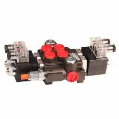 Chief Solenoid Control Valve: 21 GPM, SAE 10 Inlet / SAE 12 Outlet, 2 Spool, 12 VDC, 3,625 PSI, 220882